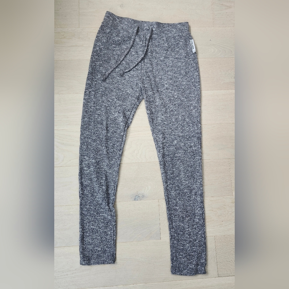 Gymshark Ribbed leggings Black and white marl Size Small